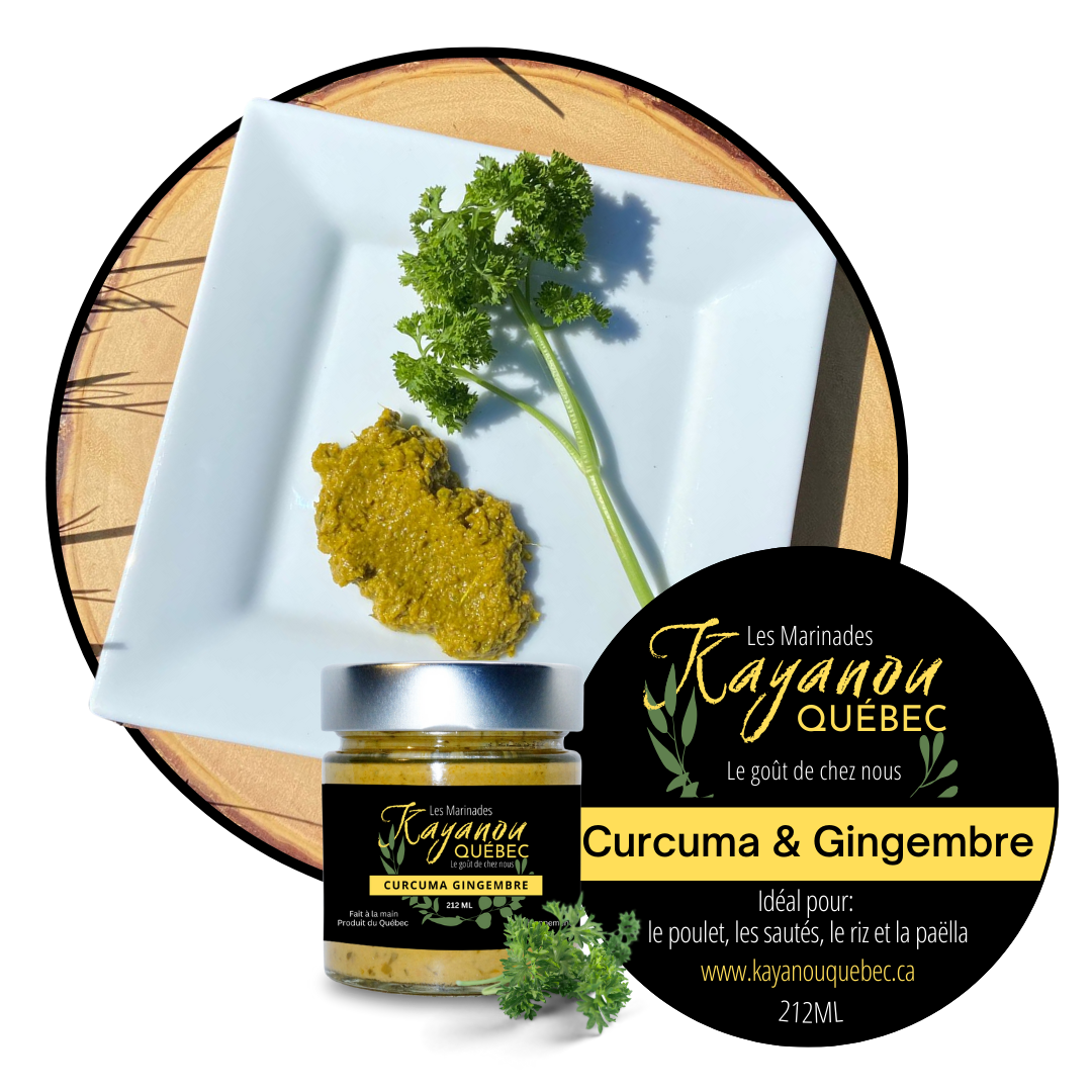 Notre marinade curcuma-gingembre est le mélange parfait